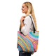 Indigenous Australian Aboriginal Tote Bag Rainbow Spirit Dance In Dreaming Circles