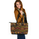 Indigenous Australian Aboriginal Leather Tote Bag Aboriginal Sun Paths And Gathering Circles Flow