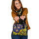 Indigenous Australian Aboriginal Shoulder Handbag A Bright And Colorful Background With Aboriginal Inspired Dot Art