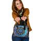 Indigenous Australian Aboriginal Shoulder Handbag Aboriginal Ocean Bloom Circle Dreaming