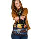 Indigenous Australian Aboriginal Shoulder Handbag Aboriginal River In Circle and Dot Painting