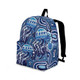 Indigenous Australian Aboriginal Backpack Aboriginal Blue Jellyfish Ocean Flow