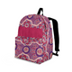 Indigenous Australian Aboriginal Backpack Aboriginal Connection Journey In Pink And Violet Art