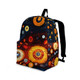 Indigenous Australian Aboriginal Backpack Aboriginal Cosmic Bloom Dreamtime Art Travel Style
