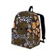 Indigenous Australian Aboriginal Backpack Aboriginal Dot Spiral Earth Tones Art Pattern