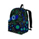 Indigenous Australian Aboriginal Backpack Aboriginal Dreamtime Dots And Water Flow Pattern