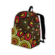 Indigenous Australian Aboriginal Backpack Aboriginal Fire Dreaming Dot Circle Art