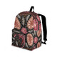 Indigenous Australian Aboriginal Backpack Aboriginal Kangaroo Spirit Backpack In Earthy Tones