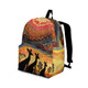 Indigenous Australian Aboriginal Backpack Aboriginal Kangaroo Sunset Journey In Spirit Country