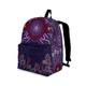 Indigenous Australian Aboriginal Backpack Aboriginal Night Blooming Dots In Dreamtime Style