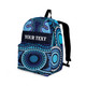 Indigenous Australian Aboriginal Backpack Aboriginal Ocean Pulse Energy Flowing Connection