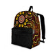 Indigenous Australian Aboriginal Backpack Aboriginal Pathways of Fire Energy In Earth Tones