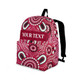 Indigenous Australian Aboriginal Backpack Aboriginal Pink Horseshoe Dot Harmony Field