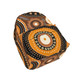 Indigenous Australian Aboriginal Backpack Aboriginal Radiant Circles Harmony In Desert Tones