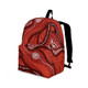 Indigenous Australian Aboriginal Backpack Aboriginal Red Spirit Flowing Dreamline Journey