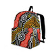 Indigenous Australian Aboriginal Backpack Aboriginal Red Sunland Rhythm Flow Connection