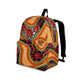 Indigenous Australian Aboriginal Backpack Aboriginal Warm Earth Dot Art Spirit