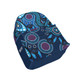 Indigenous Australian Aboriginal Backpack Aboriginal Water Flow And Spirit Seeds In Blue Dreaming