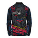 Adelaide Crows Long Sleeve Polo Shirt Spirit Warriors Of The Game