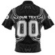 Collingwood Zip Polo Shirt Spirit Warriors Of The Game