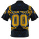 West Coast Eagles Zip Polo Shirt Spirit Warriors Of The Game