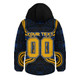 West Coast Eagles Hooded Padded Jacket Spirit Warriors Of The Game