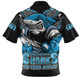 Cronulla-Sutherland Sharks Zip Polo Shirt Final Clash Battle Edition