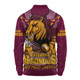 Brisbane Broncos Long Sleeve Polo Shirt Final Clash Battle Edition