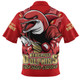 Redcliffe Dolphins Zip Polo Shirt Final Clash Battle Edition