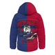 Western Bulldogs Hooded Padded Jacket Warrior's Heart Ignites