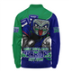 New Zealand Warriors Long Sleeve Polo Shirt Battle For Glory Rugby Finals Edition