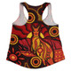 Indigenous Australian Aboriginal Women Racerback Singlet Echoes Of The Dreaming