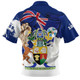 Queensland Zip Polo Shirt Power Pride And Heritage Crest