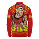 Gold Coast SUNS Long Sleeve Polo Shirt Final Clash Battle Edition