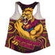 Brisbane Lions Women Racerback Singlet Spirit Warriors Of The Game