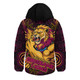 Brisbane Lions Hooded Padded Jacket Spirit Warriors Of The Game