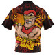 Gold Coast SUNS Zip Polo Shirt Spirit Warriors Of The Game