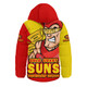 Gold Coast SUNS Hooded Padded Jacket Australian Football Finals Premiership Spirit