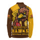 Hawthorn Long Sleeve Polo Shirt Australian Football Finals Premiership Spirit
