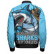 Cronulla-Sutherland Sharks Bomber Jacket Unleash Power In The Ultimate Battle