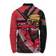 Essendon Long Sleeve Polo Shirt Battlefield Glory Gear