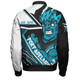 Port Adelaide Bomber Jacket Battlefield Glory Gear