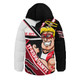 St Kilda Hooded Padded Jacket Battlefield Glory Gear