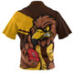 Hawthorn Zip Polo Shirt Defend The Pride