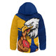 West Coast Eagles Hooded Padded Jacket Defend The Pride