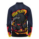 Adelaide Crows Long Sleeve Polo Shirt Premiership Series Flame Edition