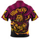 Brisbane Broncos Zip Polo Shirt Premiership Series Sports Gear