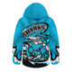 Cronulla-Sutherland Sharks Hooded Padded Jacket Premiership Series Sports Gear