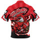 Redcliffe Dolphins Zip Polo Shirt Premiership Series Sports Gear