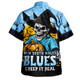 New South Wales Blues Hawaiian Shirt Dark Moon Rugby Halloween Battle Edition